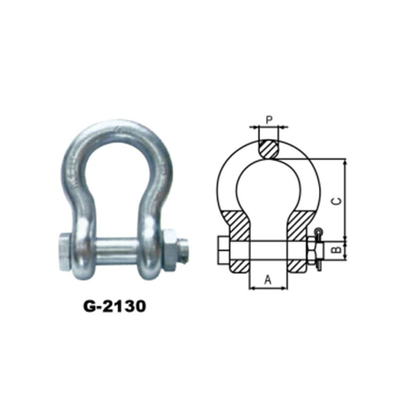 Кованая анкерная цепная скоба Us.Drop G-2130 2150